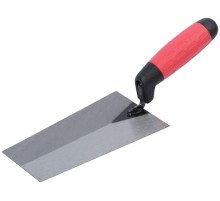 Мастерок каменщика, прорезиненная ручка 180 мм КУРС