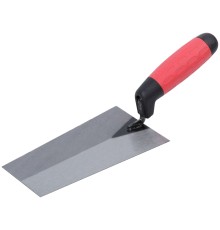 Мастерок каменщика, прорезиненная ручка 180 мм КУРС