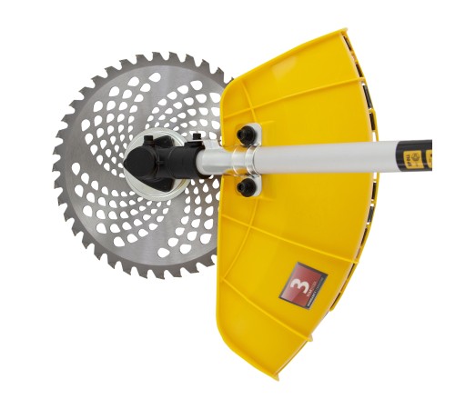 Триммер бензиновый DTL-52, 52 см3, неразъемная штанга, состоит из 2 частей Denzel