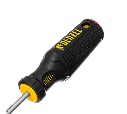 Отвертка, PH1х75 мм, S2, 3к рукоятка Denzel