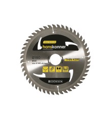 Пильный диск по дереву THIN KERF 190x30 мм, 48 зубьев, Hanskonner