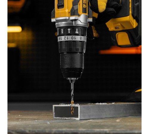 Сверло спиральное по металлу 4,5 x 80мм, Р6М5, Golden Tip, многогранная заточка Denzel