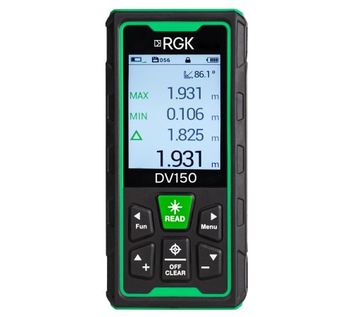 Лазерный дальномер с видоискателем RGK DV150 с поверкой
