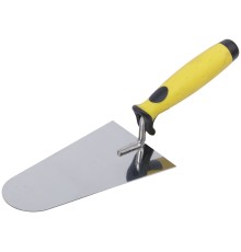 Мастерок нержавеющий, мягкая ручка, Профи, бетонщика 180 мм FIT HQ
