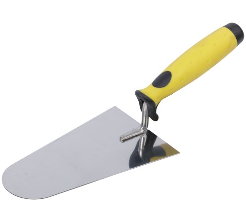 Мастерок нержавеющий, мягкая ручка, Профи, бетонщика 180 мм FIT HQ