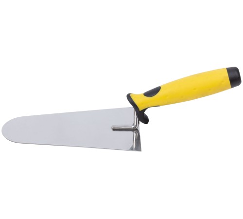 Мастерок нержавеющий, мягкая ручка, Профи, бетонщика 180 мм FIT HQ