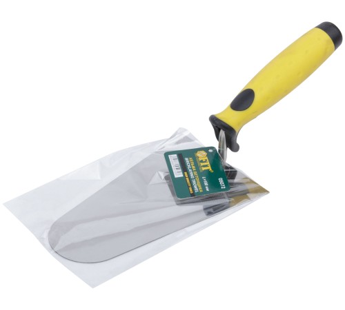 Мастерок нержавеющий, мягкая ручка, Профи, бетонщика 180 мм FIT HQ