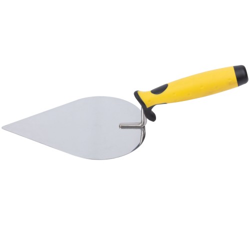 Мастерок нержавеющий, мягкая ручка, Профи, штукатура 190 мм FIT HQ