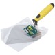 Мастерок нержавеющий, мягкая ручка, Профи, штукатура 190 мм FIT HQ