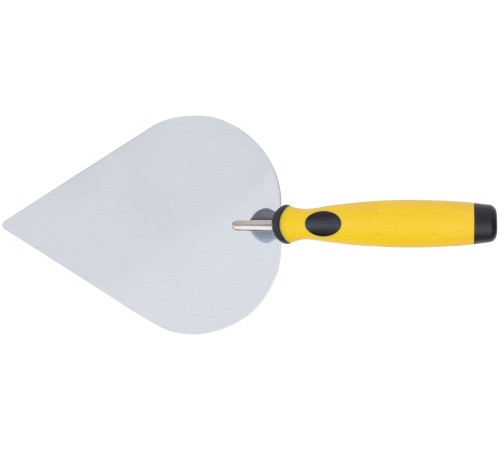 Мастерок нержавеющий, мягкая ручка, Профи, штукатура 190 мм FIT HQ