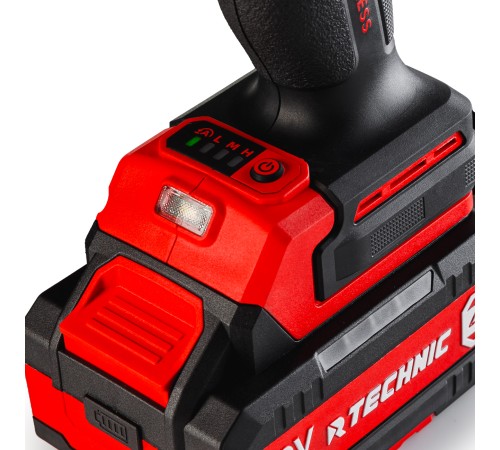 RUNTEC RT-IW1000T Гайковерт ударный аккумуляторный RUNTEC TECHNIC 1/2", 20В, 2*4Ач, 1000Нм