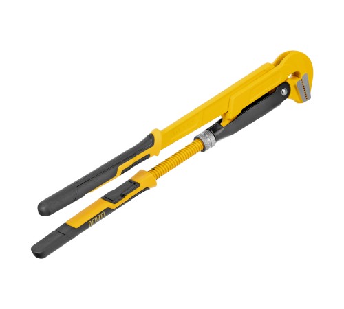 Ключ трубный рычажный №2, 1,5", цельнокованый, CrV, тип "L" Denzel