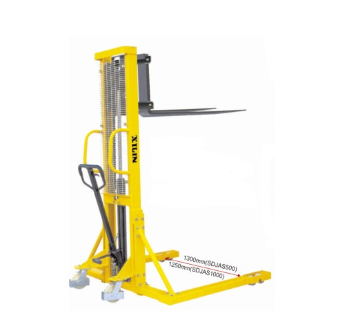 Штабелер гидравлический 0,5 т 1,6 м XILIN SDJAS500 с расширенными опорами Штабелер гидравлический 0,5 т 1,6 м XILIN SDJAS500 с расширенными опорами