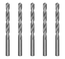 Сверло по металлу, 10.5 мм, полированное, HSS, 5 шт, цилиндрический хвостовик Matrix