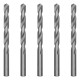 Сверло по металлу, 10.5 мм, полированное, HSS, 5 шт, цилиндрический хвостовик Matrix