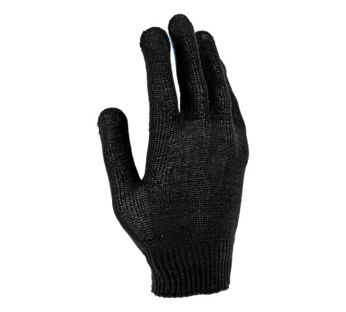 Перчатки трикотажные, х/б, 200 пар,  ПВХ точка, 3 нити, 10 класс Сибртех