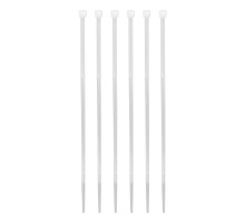 Хомуты, 180 x 3.6 мм, пластиковые, белые, 100 шт Сибртех