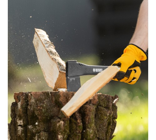 Топор-колун, F3, 640 гр, двухкомпонентная рукоятка, 320 мм// Denzel