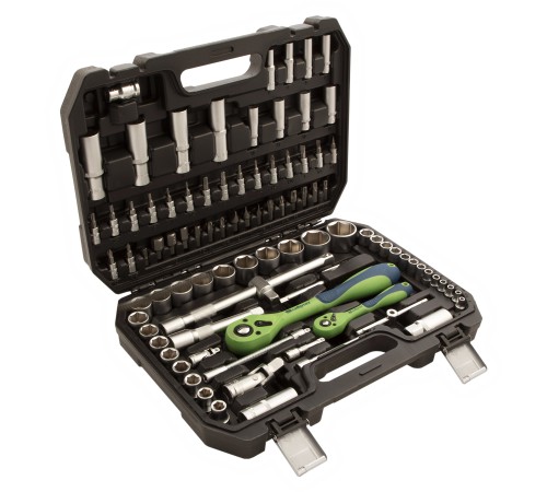 Набор инструментов 94 предмета, CrV, 1/2