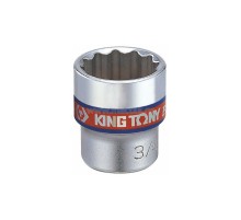 Головка торцевая стандартная двенадцатигранная 3/8", 7/8", дюймовая KING TONY 333028S Головка торцевая стандартная двенадцатигранная 3/8", 7/8", дюймовая KING TONY 333028S