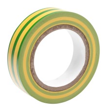 Изолента ПВХ, 15 мм х 10 м, желто-зеленая, 150 мкм Matrix