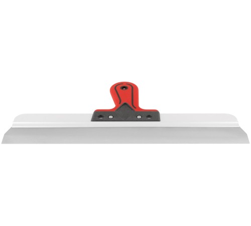 Шпатель фасадный Профи, нержавеющая сталь, прорезиненная ручка 450 мм КУРС РОС