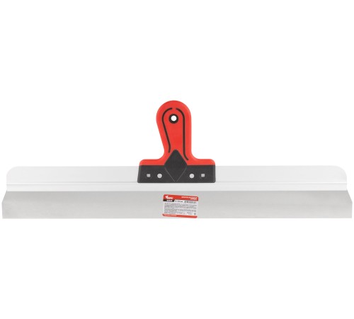 Шпатель фасадный Профи, нержавеющая сталь, прорезиненная ручка 600 мм КУРС РОС