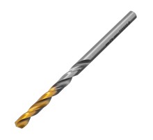 Сверло спиральное по металлу 4,5 x 80 мм, Р6М5, Golden Tip  Denzel