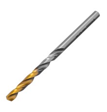 Сверло спиральное по металлу 4,5 x 80 мм, Р6М5, Golden Tip  Denzel