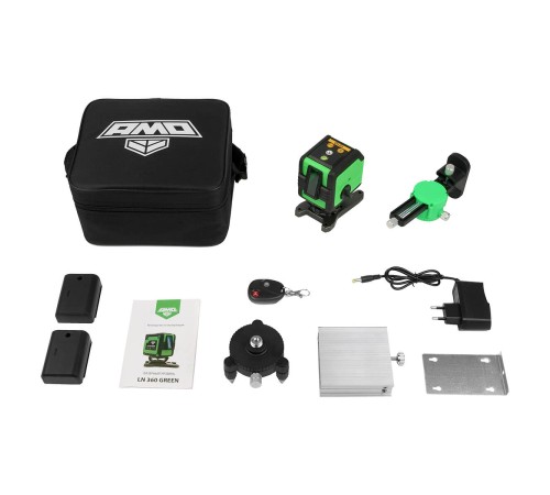 Лазерный уровень AMO LN 360 Green с зеленым лучом Лазерный уровень AMO LN 360 Green с зеленым лучом