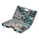 Набор инструментов, 1/2, 1/4, CrV, пластиковый кейс, 76 предметов Stels