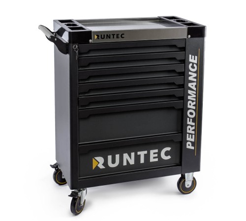 RUNTEC RT-HT313PR7 Тележка инструментальная 7 полочная Performance с комплектом инструмента, 313 предметов