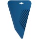 Шпатель прижимной "Эконом", для обоев, пластиковый, синий 280 мм КУРС РОС