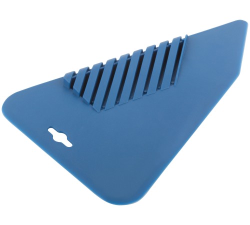 Шпатель прижимной "Эконом", для обоев, пластиковый, синий 280 мм КУРС РОС