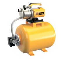 Насосная станция WPS1200-50S, 1200 Вт, напор 45 м, 5000 л/ч, ресивер 50 л, нержавейка Denzel