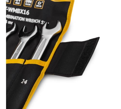 RUNTEC RT-WMBX16 Набор ключей комбинированных RUNTEC CrV 6-24 мм в сумке, 16 предметов