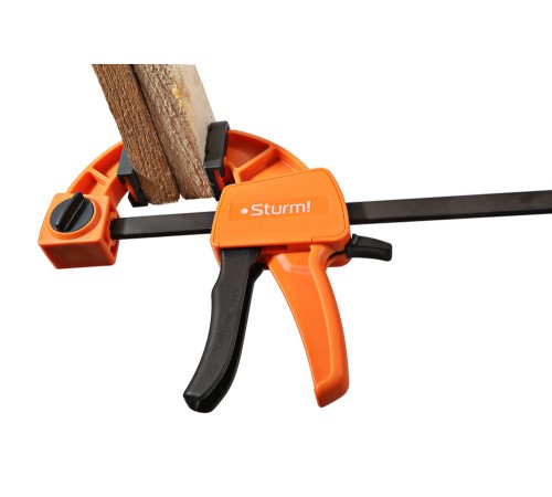 Струбцина быстрозажимная, 600мм, сила сжатия 70-100кгс, Sturm!