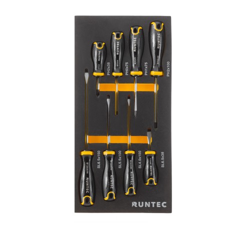 RUNTEC RT-HT313PR07 Тележка инструментальная 7 полочная Performance с комплектом инструмента, 313 предметов
