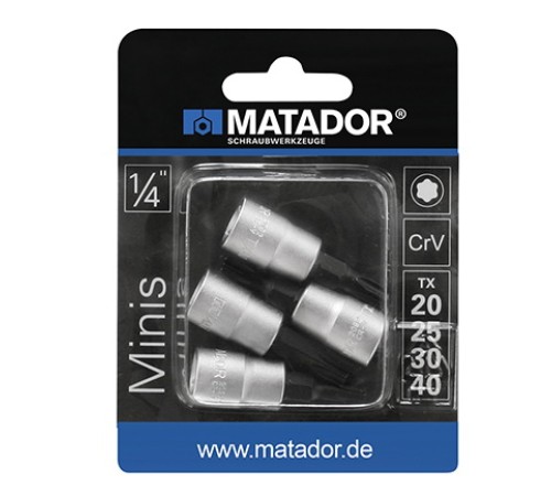 Набор бит TORX Minis Matador 2092 6,3 (1/4)