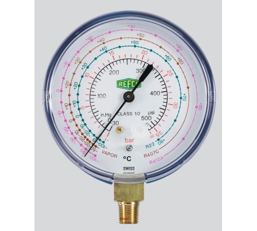 Манометры Refco с трубкой Бурдона, класс 1.0