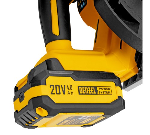 Пила циркулярная аккумуляторная бесщет. CCSH-BL-20-185, 185 мм, Li-Ion, 20 В// Denzel