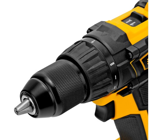 Дрель-шуруповерт аккумуляторная, бесщет. BLDL-IB-18-0, Li-Ion, 18 В Denzel