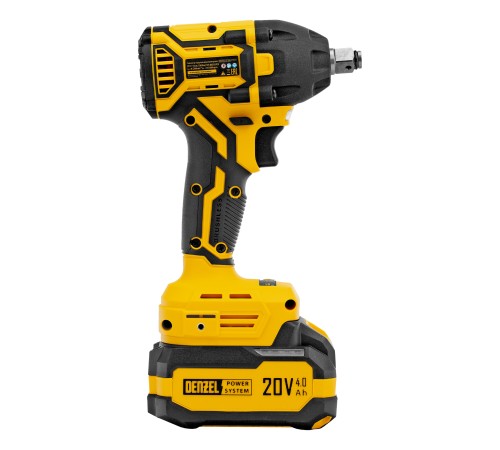 Гайковерт ударный аккумуляторный бесщет. CIWH-BL-20-350, Li-Ion, 20 В// Denzel