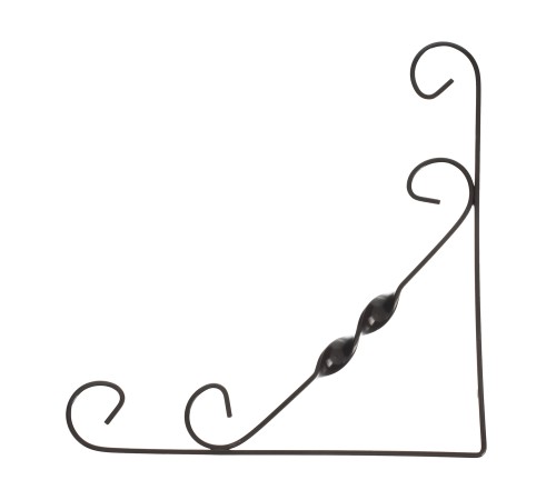 Кронштейн декоративный, 200 х 200 мм, коричневый Сибртех