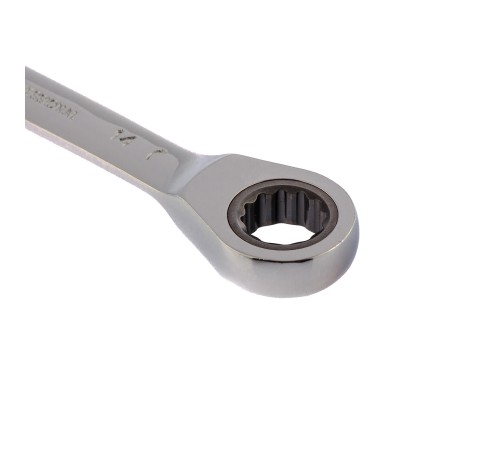 Ключ накидной трещоточный, 13 x 14 мм, CrV, зеркальный хром Matrix