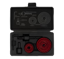 Набор кольцевых пил по дереву, 19-64 мм, 11 предметов Matrix