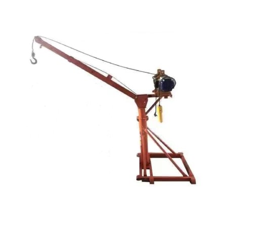 Мини-кран строительный TOR KM с поворотной стрелой и лебедкой KCD (TSA) 300/500 кг 60/30 м 220В