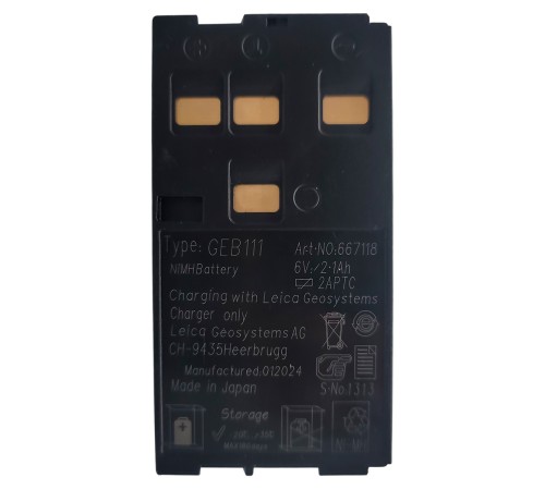 RGK Аккумулятор типа LEICA GEB111 аналог