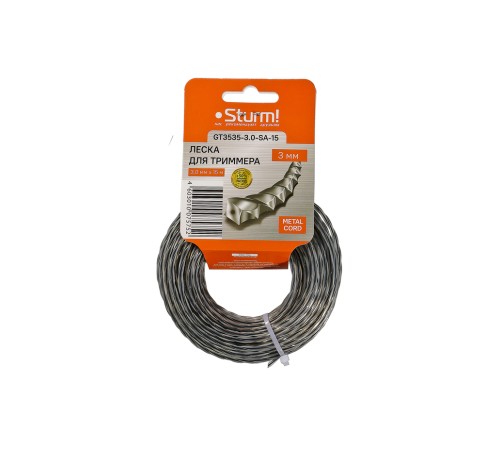 Леска для триммера Sturm! GT3535-3.0-SA-15