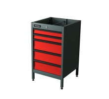 RUNTEC TS5-7016-3020 Тумба с 5-ю ящиками, красный RUNTEC TS5-7016-3020 Тумба с 5-ю ящиками, красный